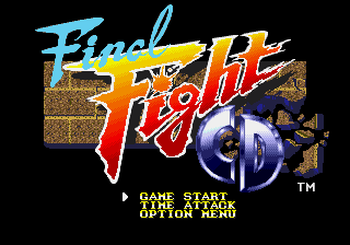 Заставка игры Final Fight CD